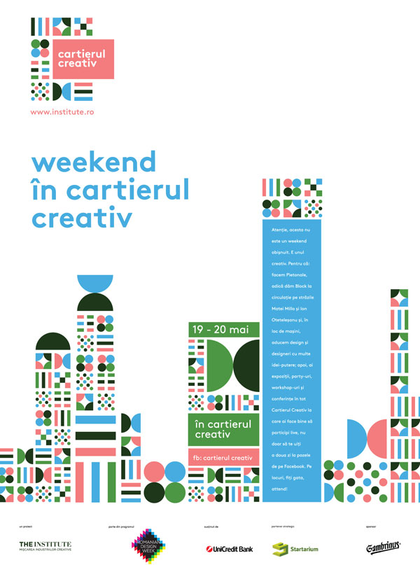 Weekend în Cartierul Creativ (19-20 mai)