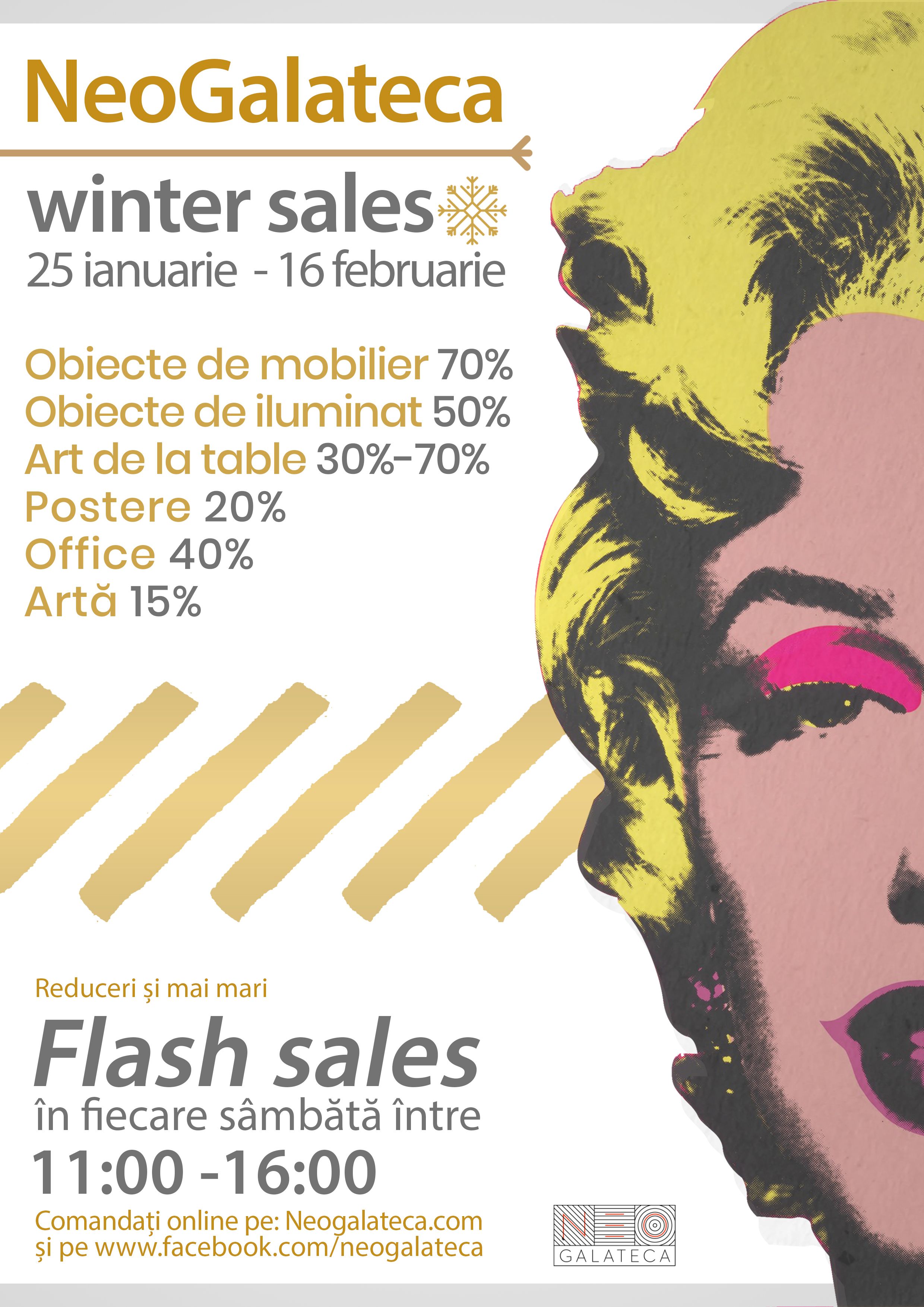 Winter sales @Neogalateca. Reduceri de până la 70%