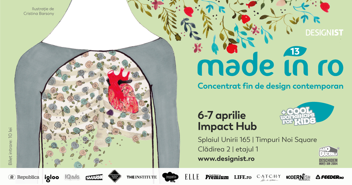 Târgul Made in RO – Concentrat fin de design contemporan ediția #FlowerPower