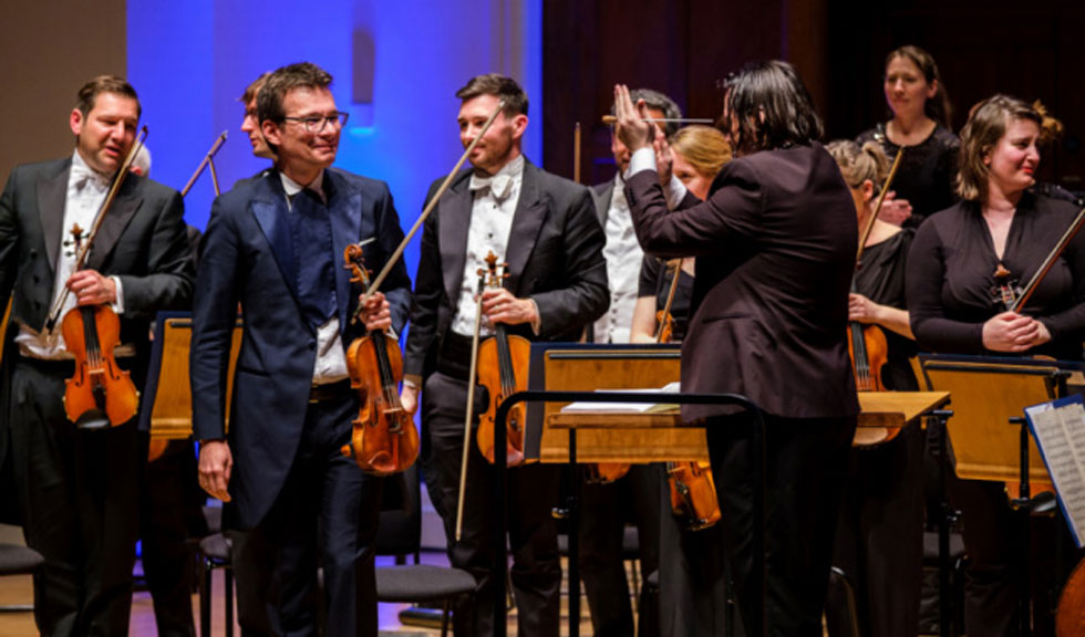 Alexandru Tomescu la Winchester Cathedral, alături de Royal Philharmonic Orchestra