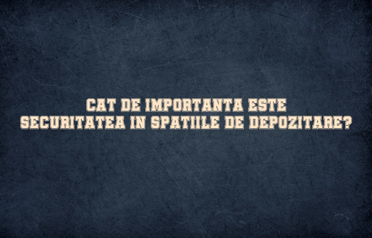 Cat de importanta este securitatea in spatiile de depozitare?