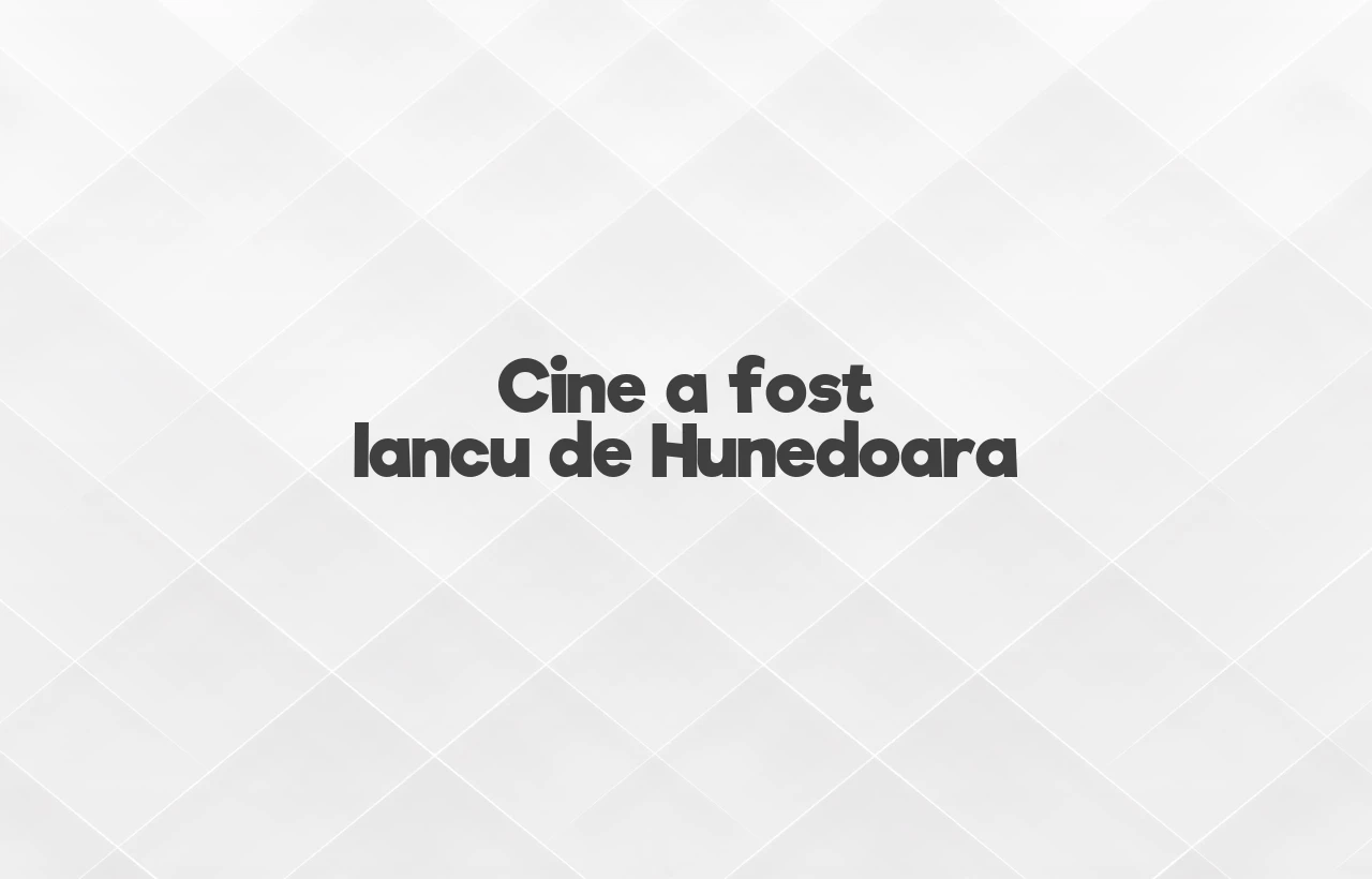 cine a fost iancu de hunedoara